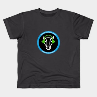 Plant-Based Nation Podcast Logo with Website Kids T-Shirt